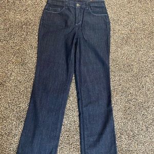 Christopher and Banks dark denim blue jeans